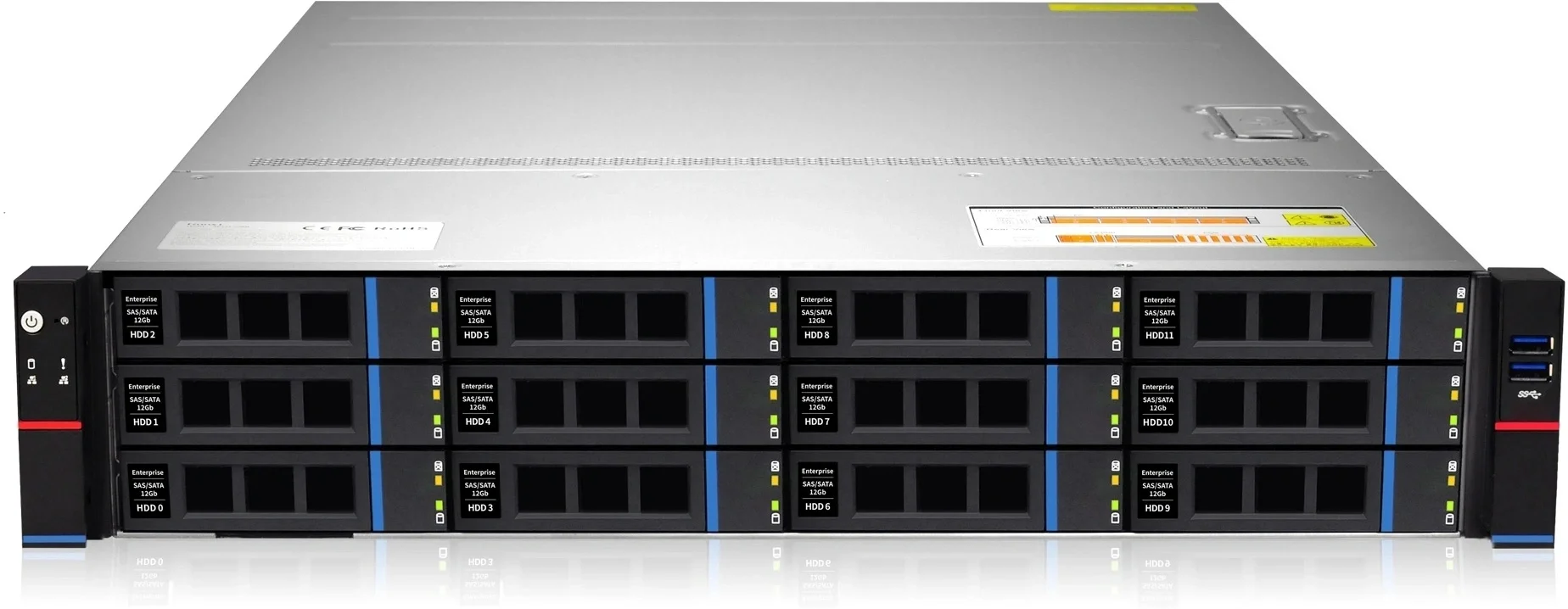 Сервер IRU Rock g2212ig3 2x5320 2x32Gb 2x480Gb 2.5" SSD SATA 9361-8I AST2500 2xGigEth 2x1300W w/o OS (2198694)