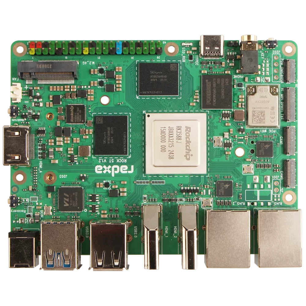 Одноплатный компьютер Radxa ROCK 5T 16GB 128GB (RS139-D16E128J0P0W16)