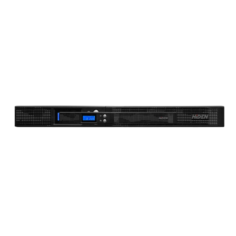 ИБП HIDEN KLPS500RM-N 500ВА/450Вт Rackmount 1U, 4xIEC C13, LCD, USB, SNMP слот, RS232, EPO, RJ45/11/ Line-Iinteractive Rack UPS LCD