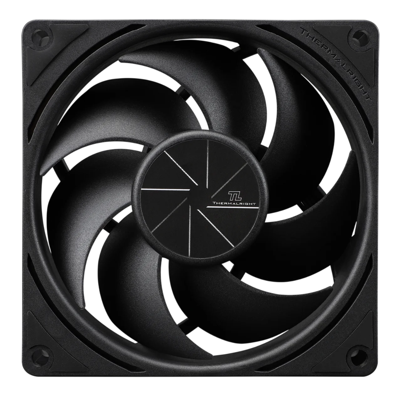 Кулер для корпуса/ Case Cooler Thermalright TL-P9 (92x92x25mm, 4-pin PWM, 32.77CFM, 23.85dBA, 2200RPM, Black)