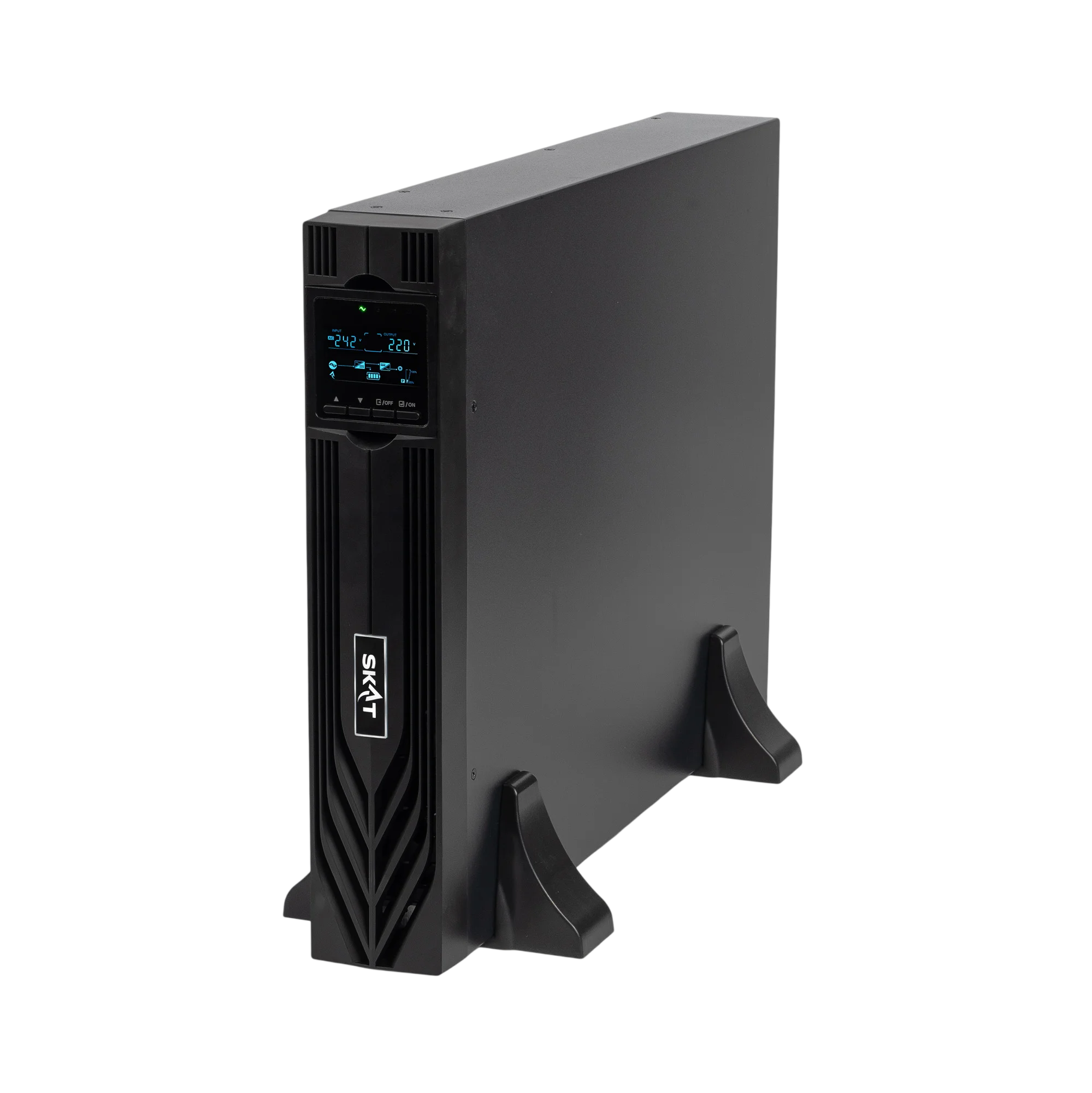 Источник бесперебойного питания (8774) SKAT-UPS 3000-RACK-ON P3 - ИБП 3000 Вт, On-Line, синус, внешн. АКБ 72В, 2хSchuko+1xC19