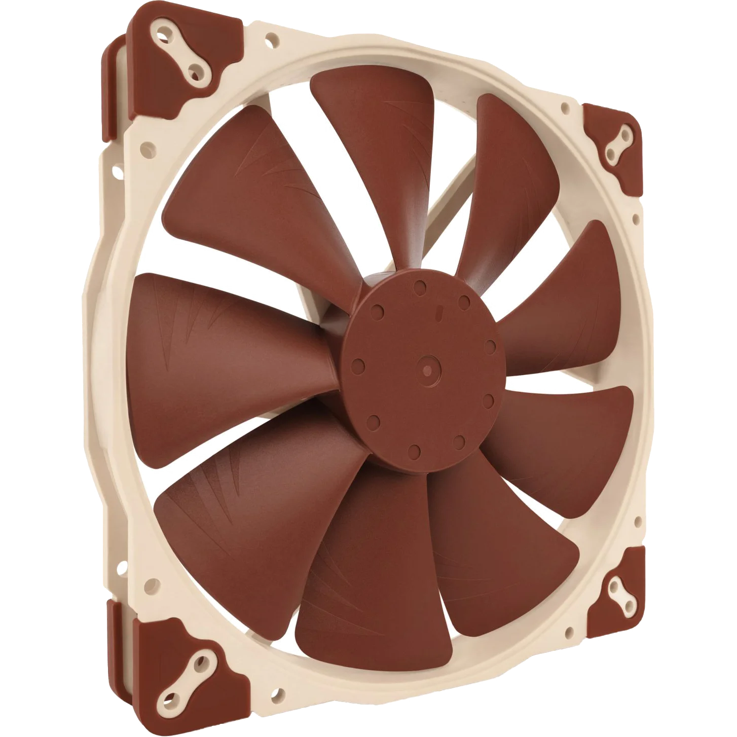 Кулер для корпуса/ Case Cooler Noctua NF-A20 PWM (200x200x30mm, 4-pin PWM, 86.46CFM, 18.1dBA, 800RPM, Beige/Brown)