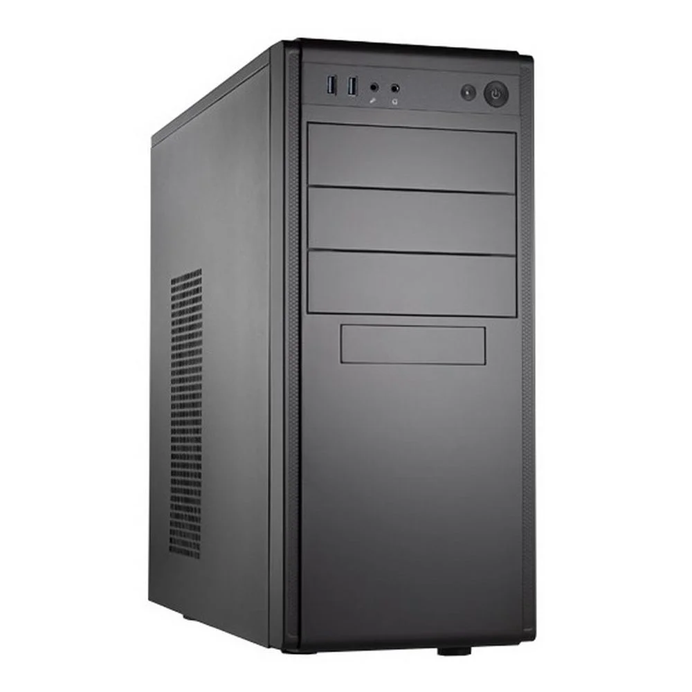 Корпус FoxLine Case Foxline FL-886-FL500S-U32 |FL-886-FL500S-U32| ATX case, black, w/ PSU 500W 12cm, w/ 2xUSB3.0, w/ pwr cord, w/ o FAN