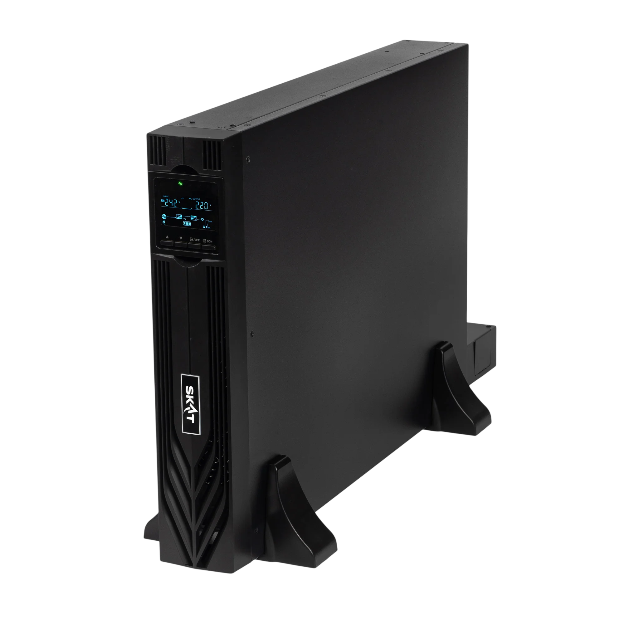 Источник бесперебойного питания (8776) SKAT-UPS 6000-RACK-ON P3 - ИБП 6 кВт, On-Line, синус, внешн. АКБ 192В, ток заряда 15А
