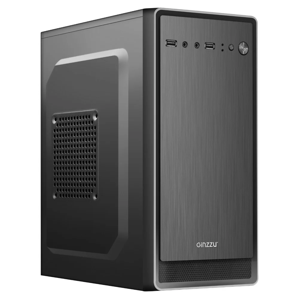 Ginzzu B180 2*USB 2.0,AU w/o PSU (B180#NTL)