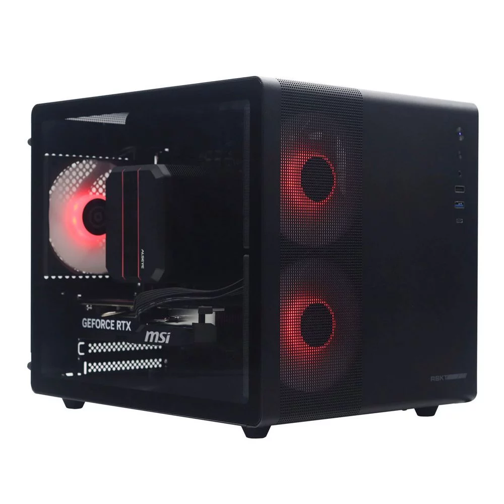Компьютер Raskat STRIKE 520 (AMD RYZEN 5 7500F, RAM 32GB, SSD 1TB, NVIDIA RTX 5060 8GB, noOS, black) (STRIKE520211457)
