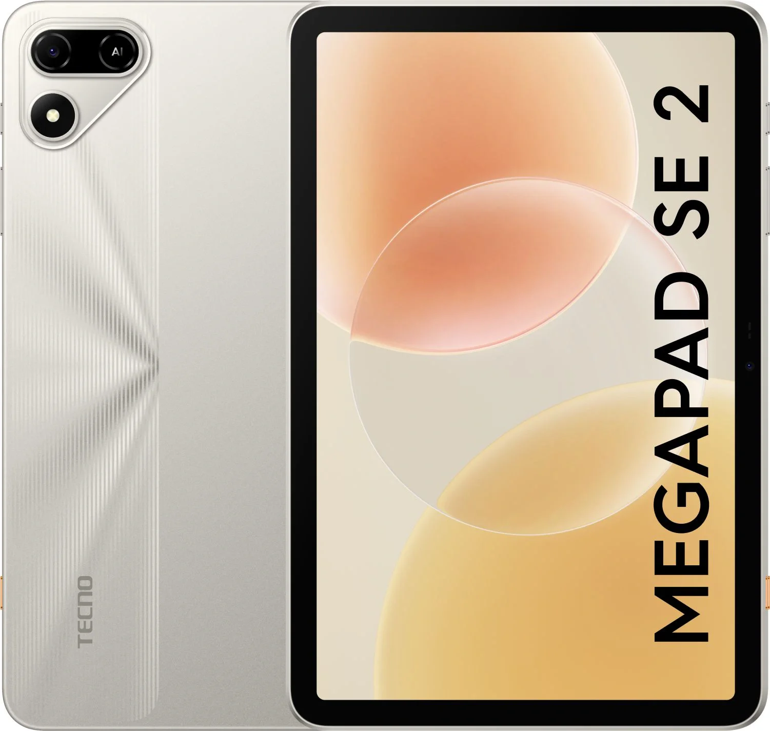 Планшет Tecno MegaPad SE 2 T1002W MT8786 (2.0) 8C RAM4Gb ROM256Gb 9.65" IPS 2048x1280 Android 16 золотистый 8Mpix 8Mpix BT WiFi microSD 2Tb 7000mAh 147hr (T1002W 256+4 SANDY TITANIUM)