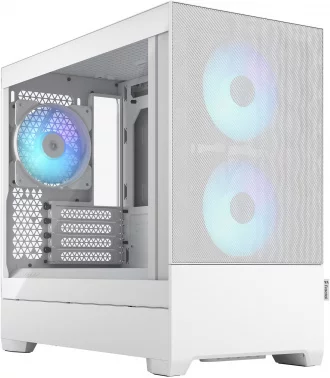 Корпус Fractal Design PoP Mini Air RGB White TG белый без БП ATX 3x120mm 2xUSB3.0 audio bott PSU (FD-C-POR1M-01)