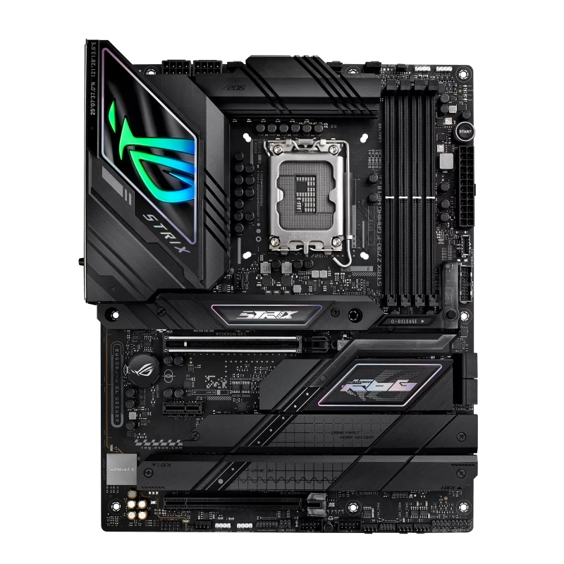 Материнская плата ASUS ROG STRIX Z790-F GAMING WIFI II, LGA1700, Z790, 4*DDR5, DP+HDMI, 4xSATA3 + RAID, M2, Audio, 2,5Gb LAN, USB 3.2, USB 2.0, ATX (90MB1FM0-M0EAY0)