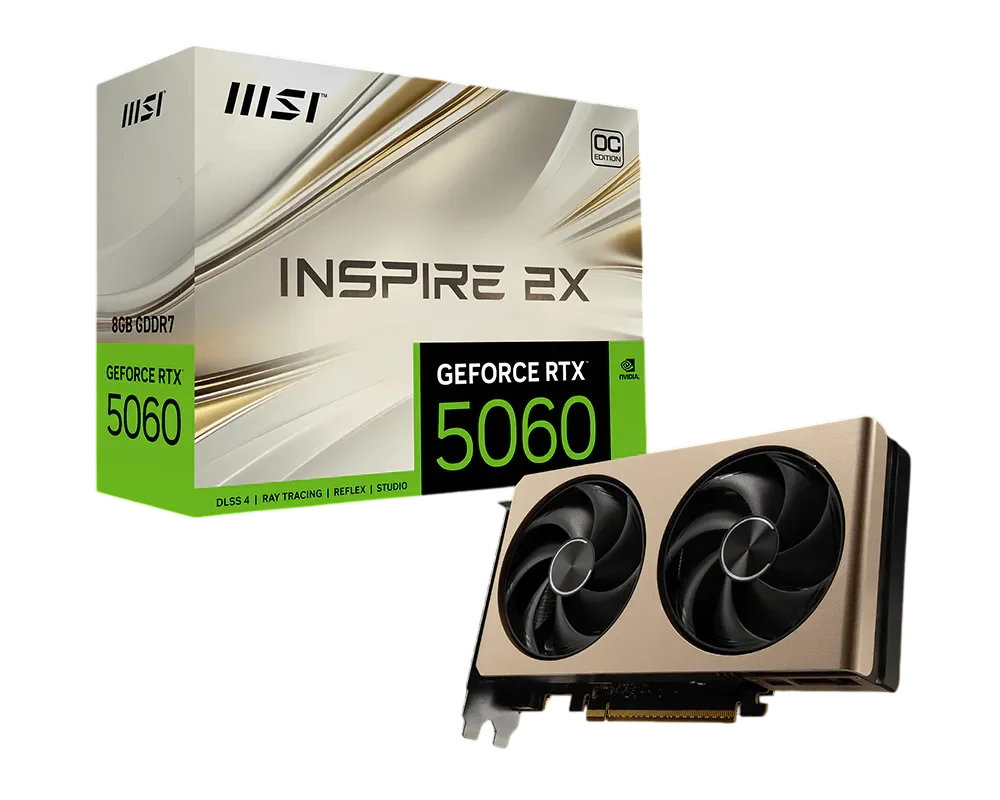 Видеокарта/ GeForce RTX 5060 8G INSPIRE 2X