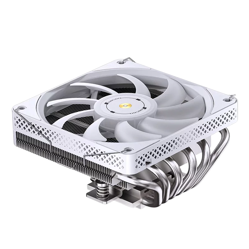 Кулер для процессора/ CPU Cooler JONSBO HP-600 (210W, 4-pin PWM, 66mm, Al/ Cu, 6x6mm, ARGB, 1x120mm, 61.51CFM, 37.2dBA, 1800RPM, S: 1700/ 1200/ 115X, AM4/ AM5 White) (HP-600 WHITE)
