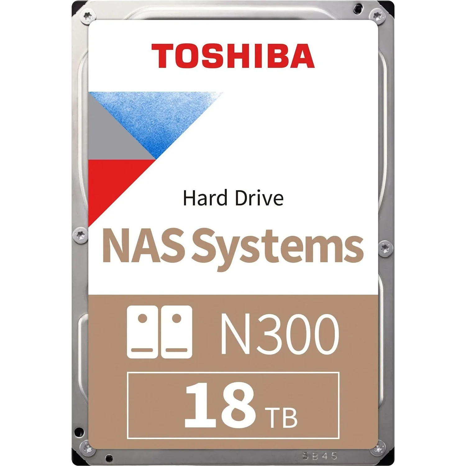 Жесткий диск/ HDD Toshiba N300 NAS SATA3 3.5" 18TB 7200 512Mb 6Gb/ s 1 year warranty (HDWG51JXZSTA)
