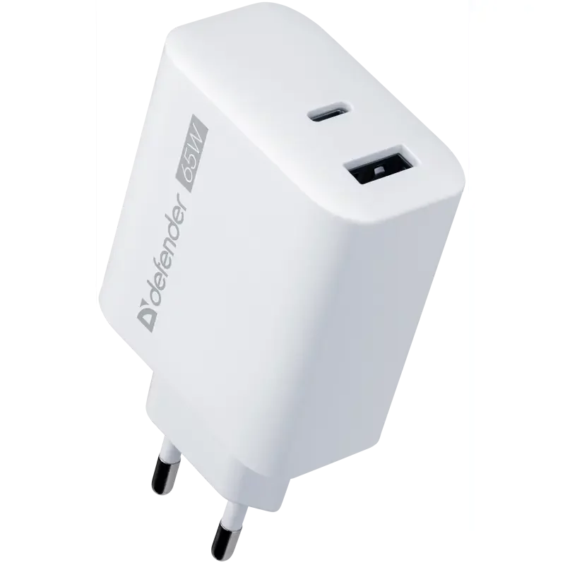 Defender Сетевое ЗУ UPA-165 USB A+C, 65W (83582)