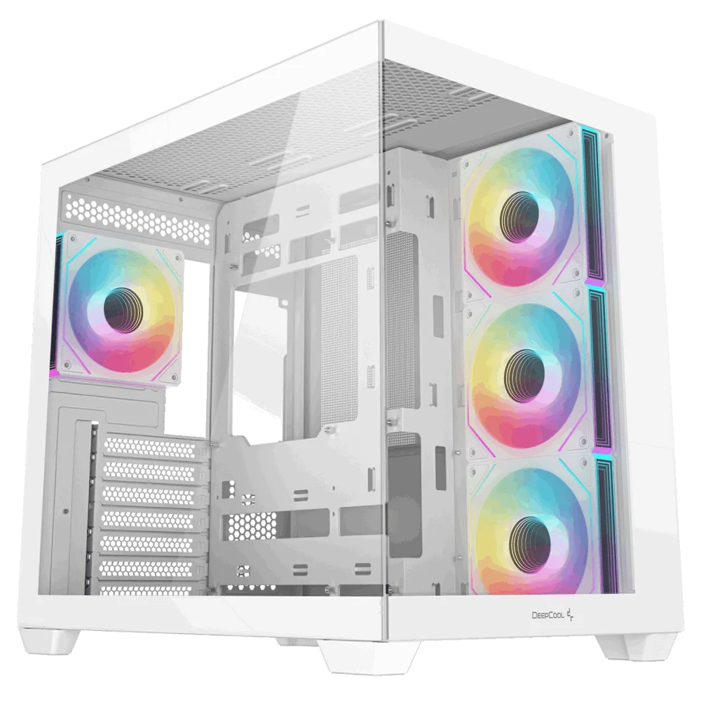 Корпус MidiTower Deepcool CG530 4F white (ATX, без БП, ARGB, 2*USB3.2 Type A+USB3.2 Type-C) (R-CG530-BKADA4-G-1) (R-CG530-WHADA4-G-1)