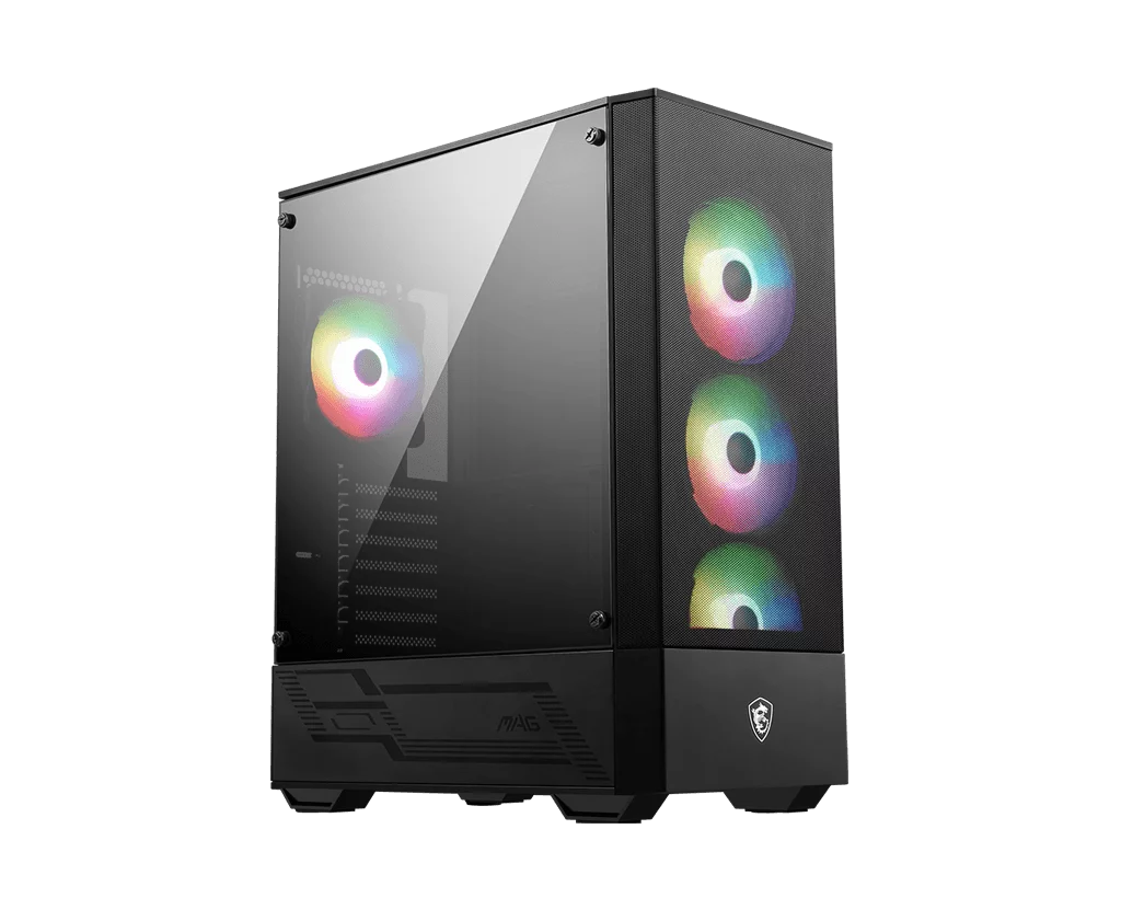 Корпус ПК без блока питания/ Case MSI MAG FORGE 112R, Midi-Tower, TG, 4x120mm ARGB, 2xUSB 3.2, ATX, mATX, mITX Black (306-7G16X26-HH9)