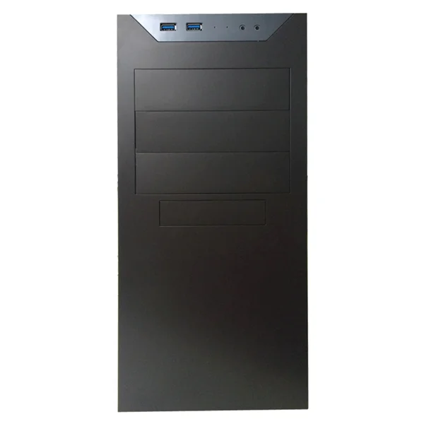 корпус MidiTower Powerman BA833 Black ____ U3.0*2+A(HD) ATX, mATX(без блока питания) (6191212)
