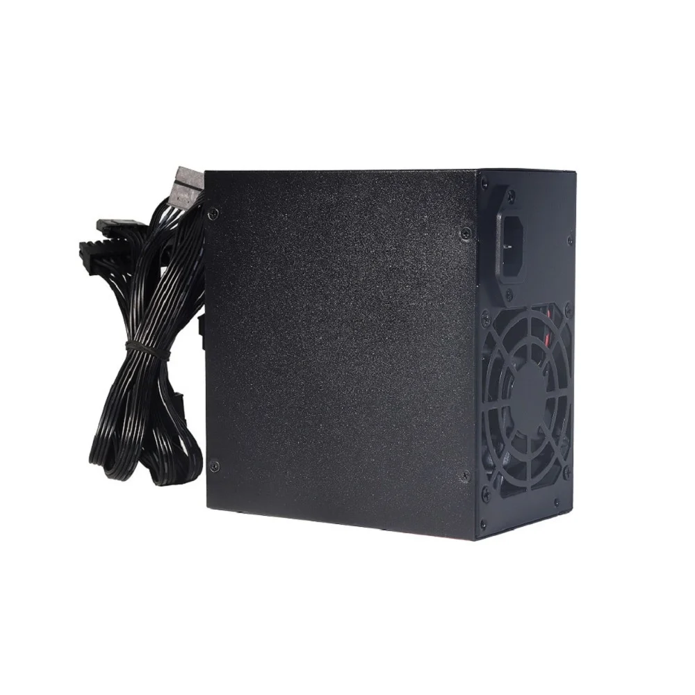 Блок питания CBR ATX 400W, 8cm fan, 24pin/1*4pin/1*IDE/2*SATA, кабель питания 1.2м,черный [PSU-ATX400-08EC] OEM