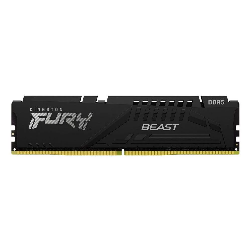 Модуль памяти Kingston 16GB DDR5 5600 DIMM FURY Beast XMP Gaming Memory KF556C40BB-16WP Non-ECC, CL40, 1.25V