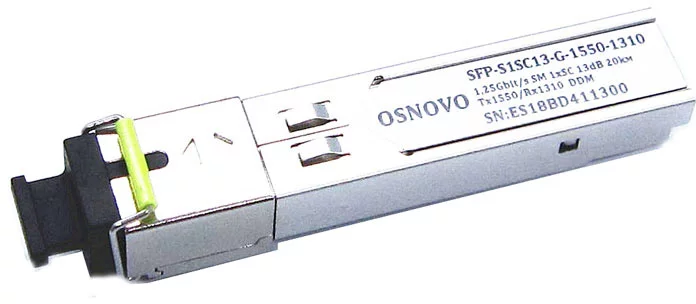Модуль Osnovo SFP-S1SC13-G-1550-1310