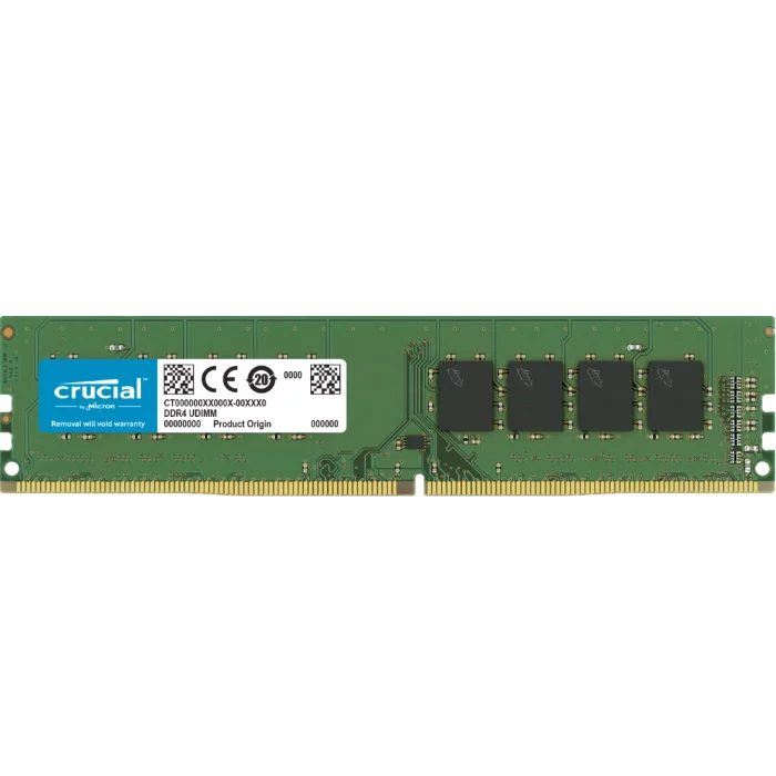 Модуль памяти Crucial DDR4 8GB PC4-25600 3200MHz UDIMM CL22 1.2V (CT8G4DFRA32A)
