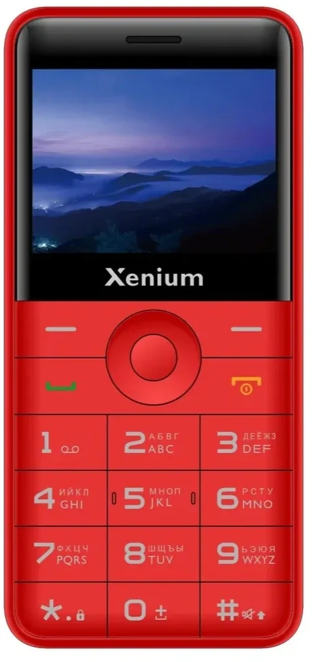 Мобильный телефон Xenium X700 красный моноблок 2Sim 2.31" 240x320 Nucleus 0.3Mpix GSM900/ 1800 MP3 FM microSD max32Gb (CTX700RD/00)