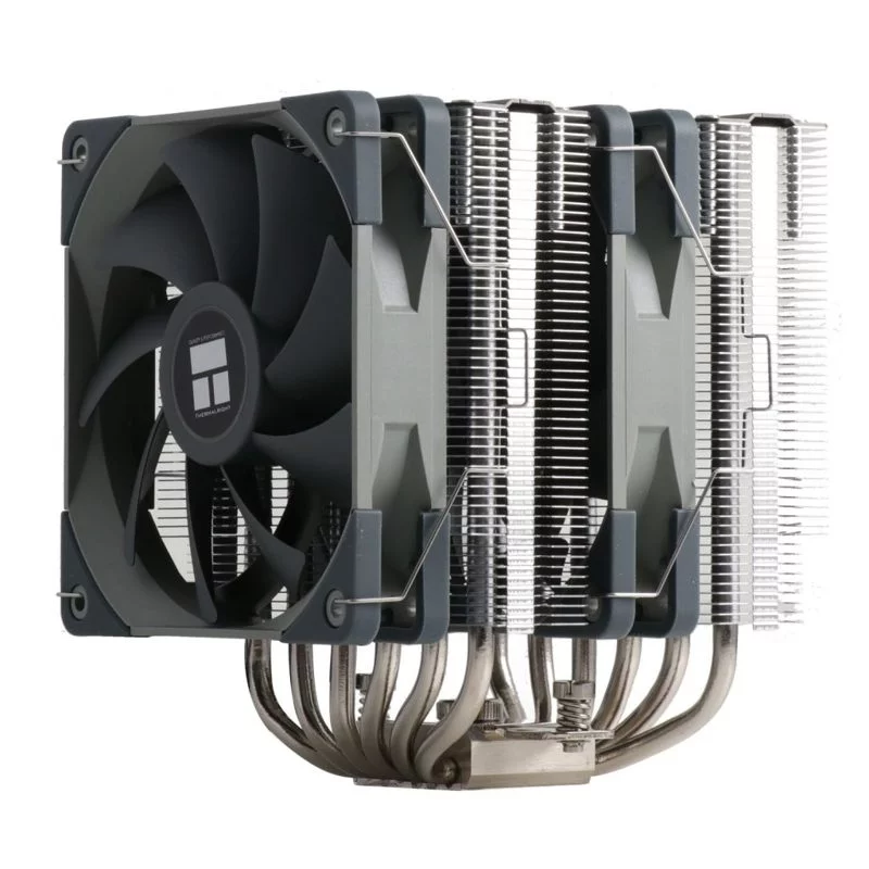 Кулер для процессора/ Thermalright Peerless Assassin 120 (4-pin PWM, 157mm, Ni/CU, 6x6mm, 2x120mm, 66.17CFM, 25.6dBA, 1500RPM, S: 1700, 1200, 115X, AM5, AM4) (PA120)