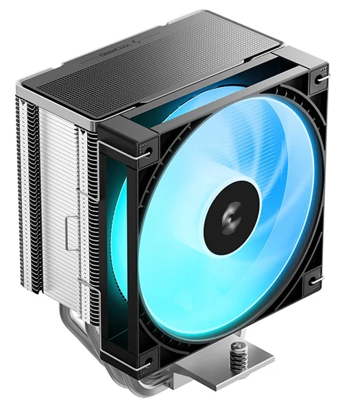 Кулер для процессора DEEPCOOL AG600 ARGB LGA1851/1700/AM5/AM4 (12шт/кор, TDP 270W, PWM, ARGB Fan 120mm, 6 тепл. трубок, черный) RET (R-AG600-BKAMMG2-G)