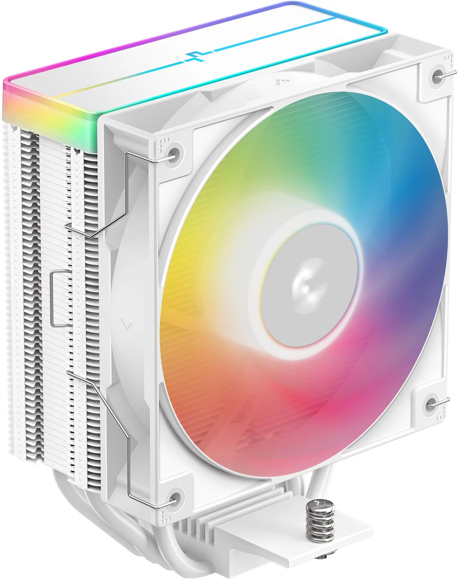 Вентилятор для процессора Deepсool AG400 ARGB V2 WH (Soc 1700/ 115X/ 1200/ 1851/ AM5/ AM4, 120mm, 2100rpm, 31.6 дБ, 220W, PWM 4-pin, Al+Cu) (R-AG400-WHA (R-AG400-WHAMMN-GJD)