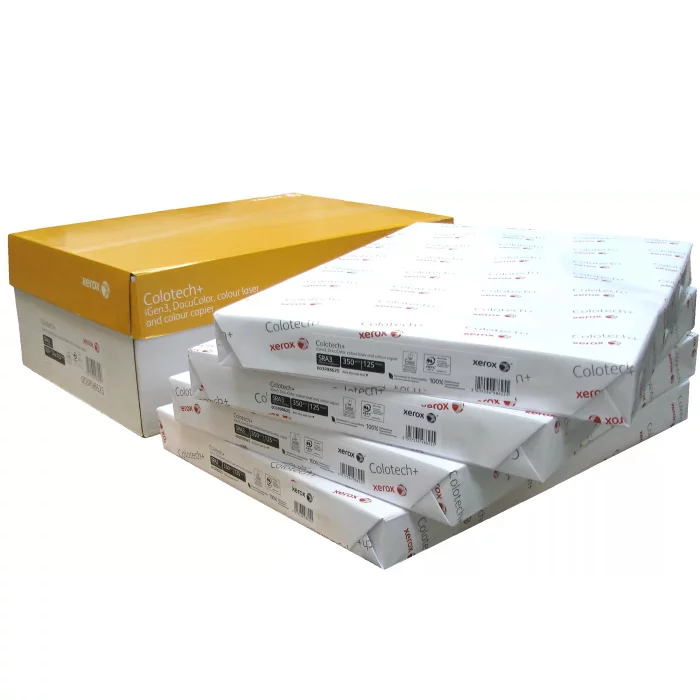 Бумага XEROX Colotech Plus без покрытия 170CIE, 350 г/ м², SR A3 450x320 мм, 125 листов 4 шт. (003R98625)