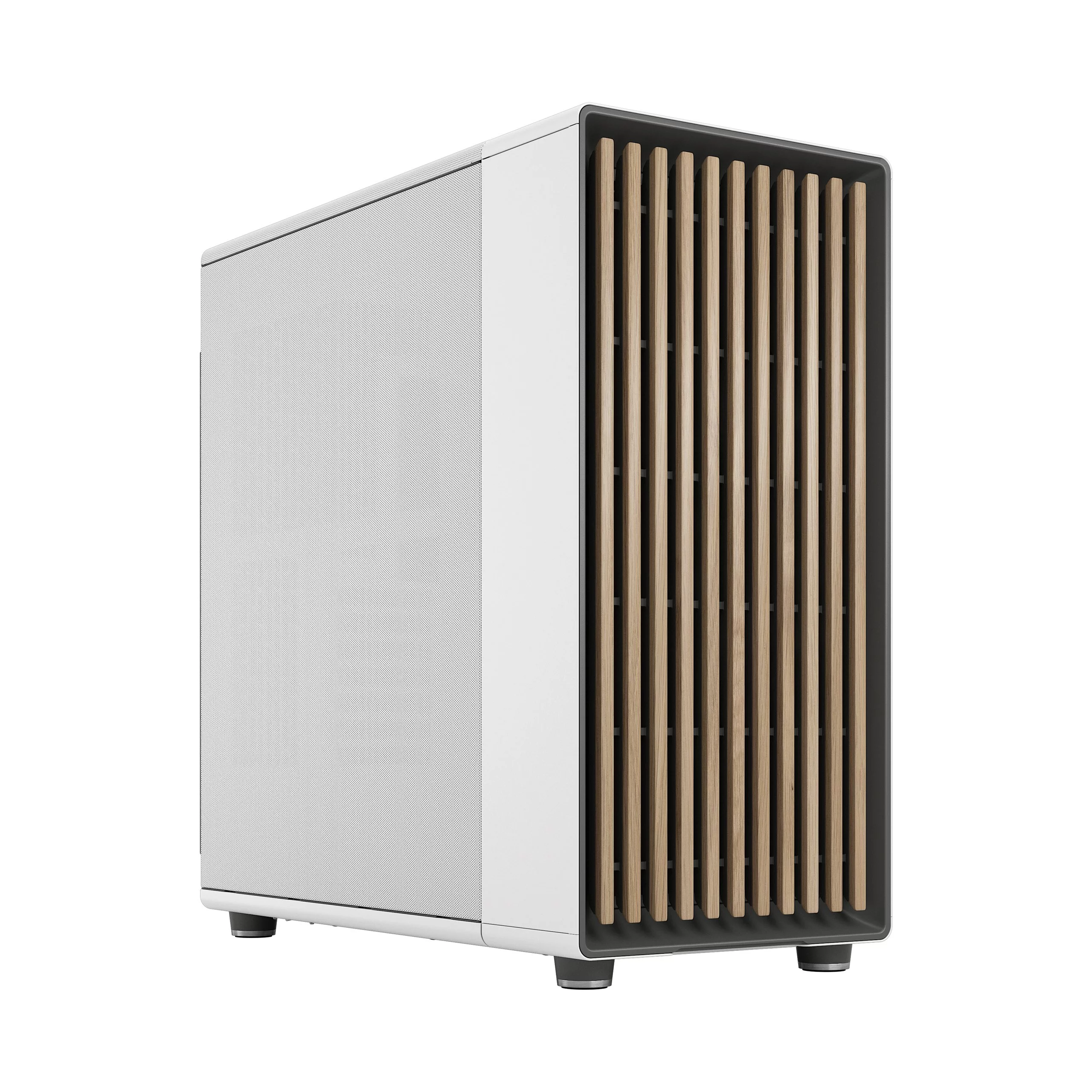 Корпус ПК без блока питания/ Case Fractal Design North XL, Full-Tower, 3x140mm, 2xUSB-A 3.2 + 1xUSB 3.2 Type-C E-ATX, ATX, mATX, mITX Wood panel, Chalk White (FD-C-NOR1X-03)