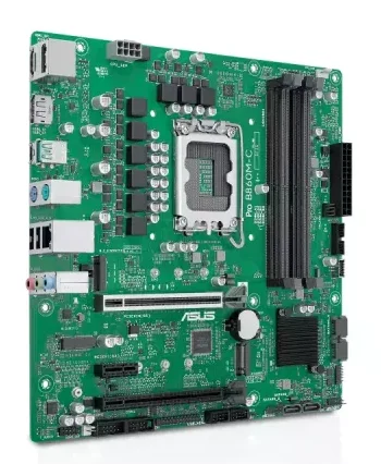 Материнская плата ASUS PRO B860M-C-CSM, LGA1851, B860, 4*DDR5, 4*SATA, 2*M.2, 2*USB 3.2, 6*USB 2.0, 2*PCIx16, 1*PCIx1, 2*DP+HDMI, mATX; 90MB1MCP-M0EAYC