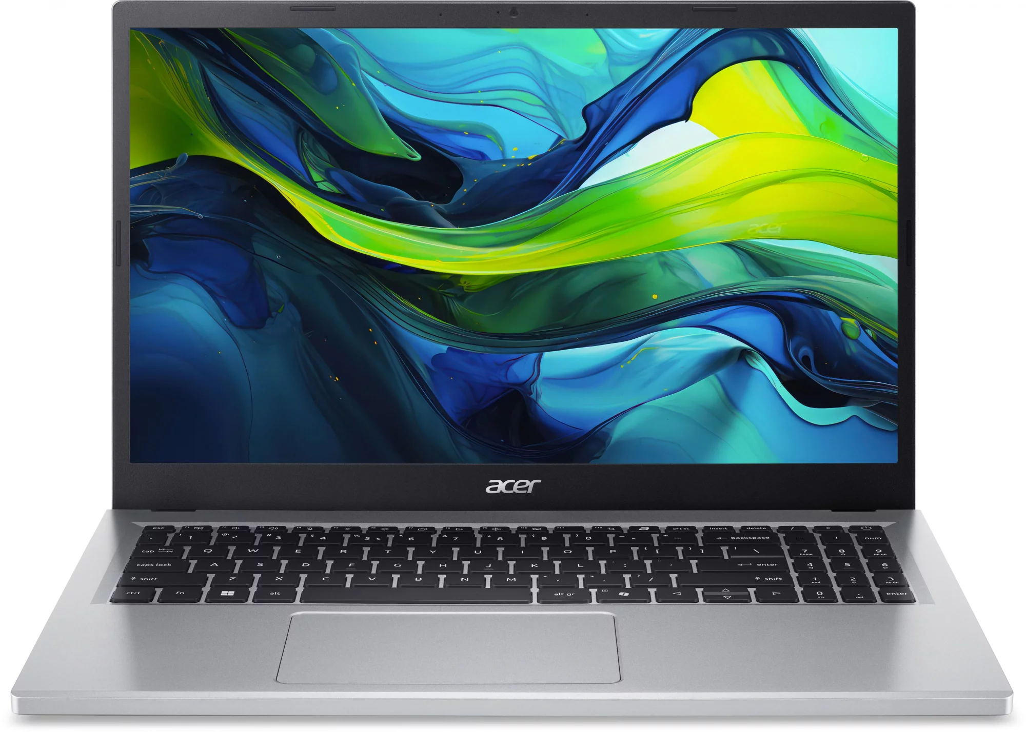 Ноутбук Acer Aspire Go AG15-31P-C1HS N-series N100 8Gb SSD512Gb Intel UHD Graphics 15.6" IPS FHD (1920x1080) без ОС silver WiFi BT Cam (NX.KX5CD.004)