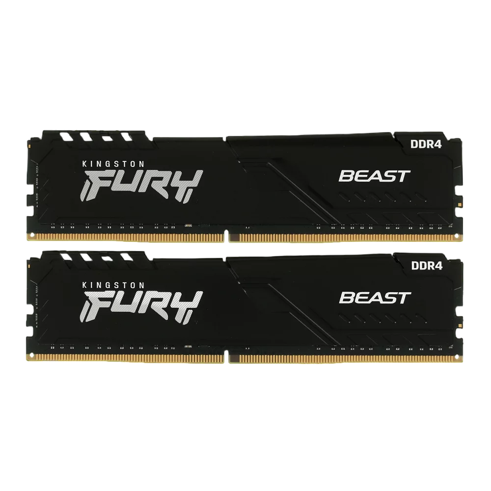 Оперативная память Kingston 32GB 3200MT/ s DDR4 CL16 DIMM (Kit of 2) 1Gx8 FURY Beast Black (KF432C16BB1K2/32WP)