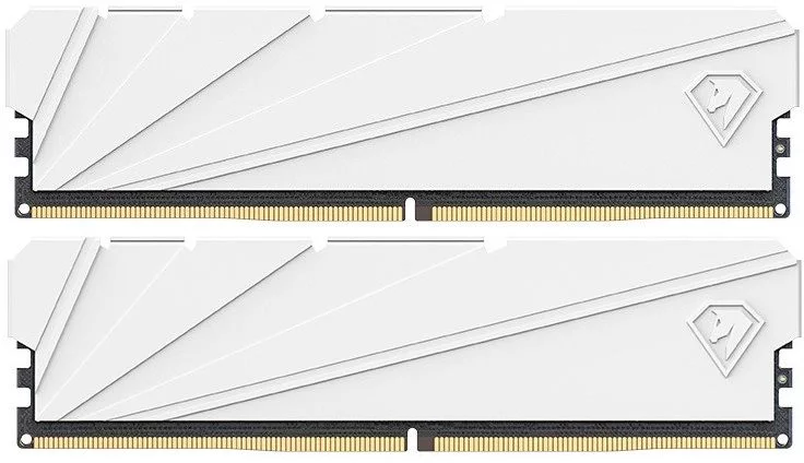 Netac Shadow S 16GB (2x8GB) DDR4-3200 (PC4-25600) C16 White 16-20-20-40 1.35V XMP Dual DIMM Kit (NTSSD4P32DP-16W)