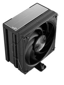 Кулер для процессора/ CPU Cooler SAMA A40 (240W, 4-pin PWM, 152mm, 4x6mm, 1x120mm, 78CFM, 29dBA, 2200RPM, S: 1851/1700/1200/115X, AM5/AM4, black) (A40-BKWNNXOX-G)