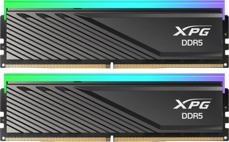 Оперативная память ADATA LANCER BLADE RGB DDR5 DIMM 32GB 5600MHz 2*16GB 46-45-45 1.1V BLACK DUAL TRAY (AX5U5600C4616G-DTLABRBK)