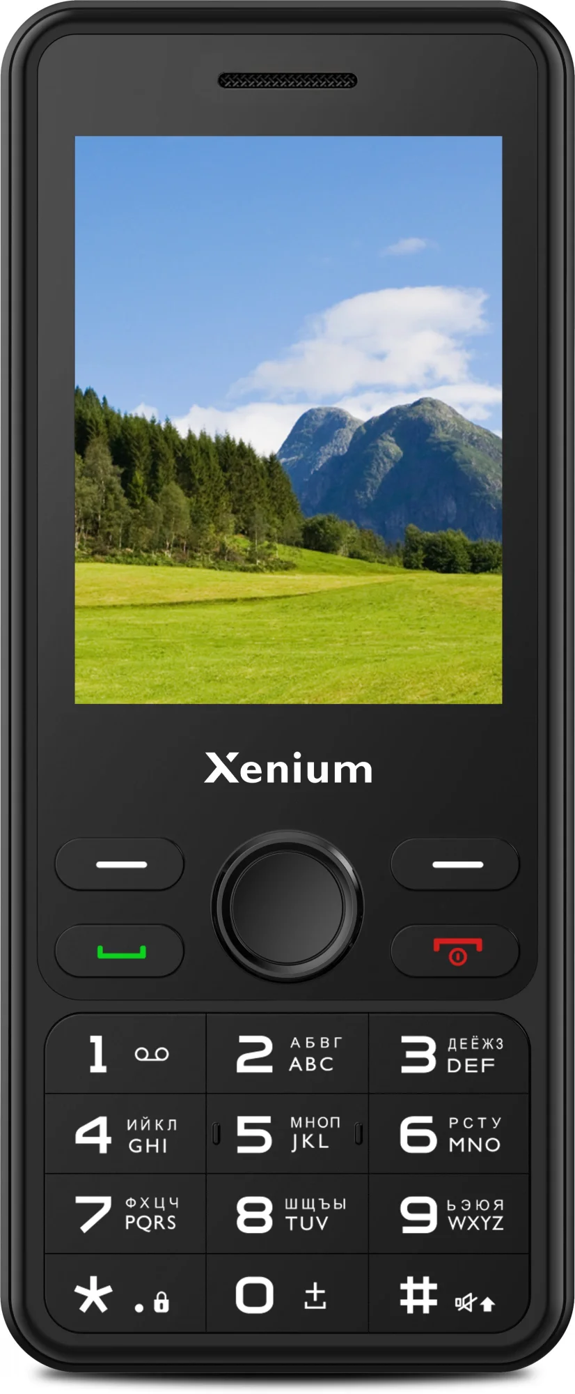 Мобильный телефон Xenium X280 черный моноблок 2Sim 2.8" 240x320 Nucleus 0.3Mpix GSM900/ 1800 MP3 FM microSD max32Gb (CTX280BK/00)