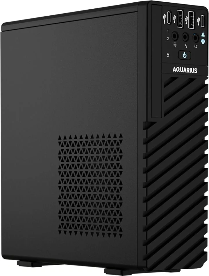 Компьютер Aquarius Pro P30 K51 USFF1 USFF i5 12400 (2.5) 16Gb SSD512Gb UHDG 730 без ОС GbitEth WiFi BT мышь клавиатура черный (RUS) (P-P30K511M25116H151F02NWNUTNN3)