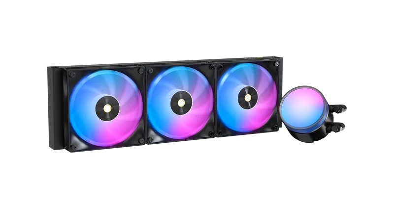 Система водяного охлаждения Ocypus Delta L36 BK ARGB V2, 360mm, ARGB Pump, 3x120mm ARGB fans, LGA115X/1200/1700/18XX, AM4/AM5