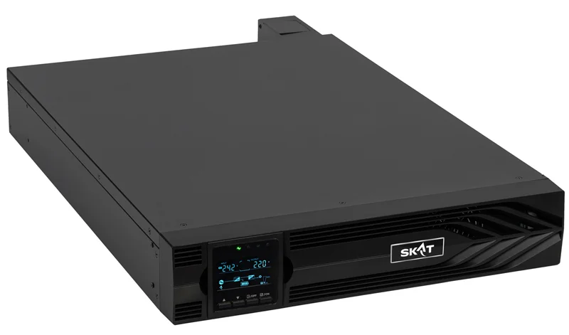 Источник бесперебойного питания (8777) SKAT-UPS 10000-RACK-ON P3 - ИБП 10 кВт, On-Line, синус, внешн. АКБ 240В, ток заряда 15А