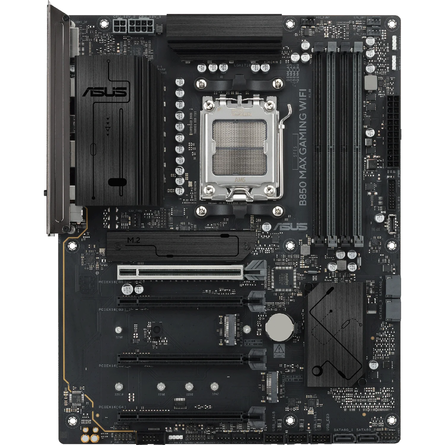 Материнская плата/ B850 MAX GAMING WIFI (90MB1PR0-M0EAY0)