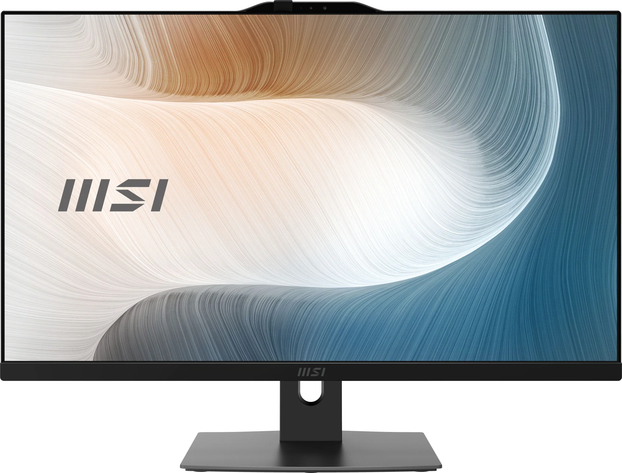 Моноблок MSI Modern AM272P 1MA-1490XRU 27" Full HD Core 3 100U 16Gb SSD500Gb Graphics без ОС GbitEth WiFi BT клавиатура мышь Cam черный 1920x1080 (9S6-AF8241-1490)