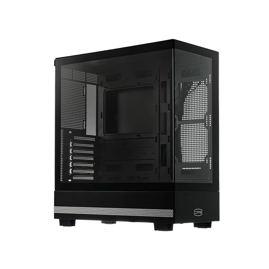 Корпус без блока питания/ Case PCCooler C3 Q500 BK, Midi-Tower, TG, no fans, 1xUSB 3.0 + 1xUSB 2.0 + 1xUSB-C, ATX, mATX, mITX Black