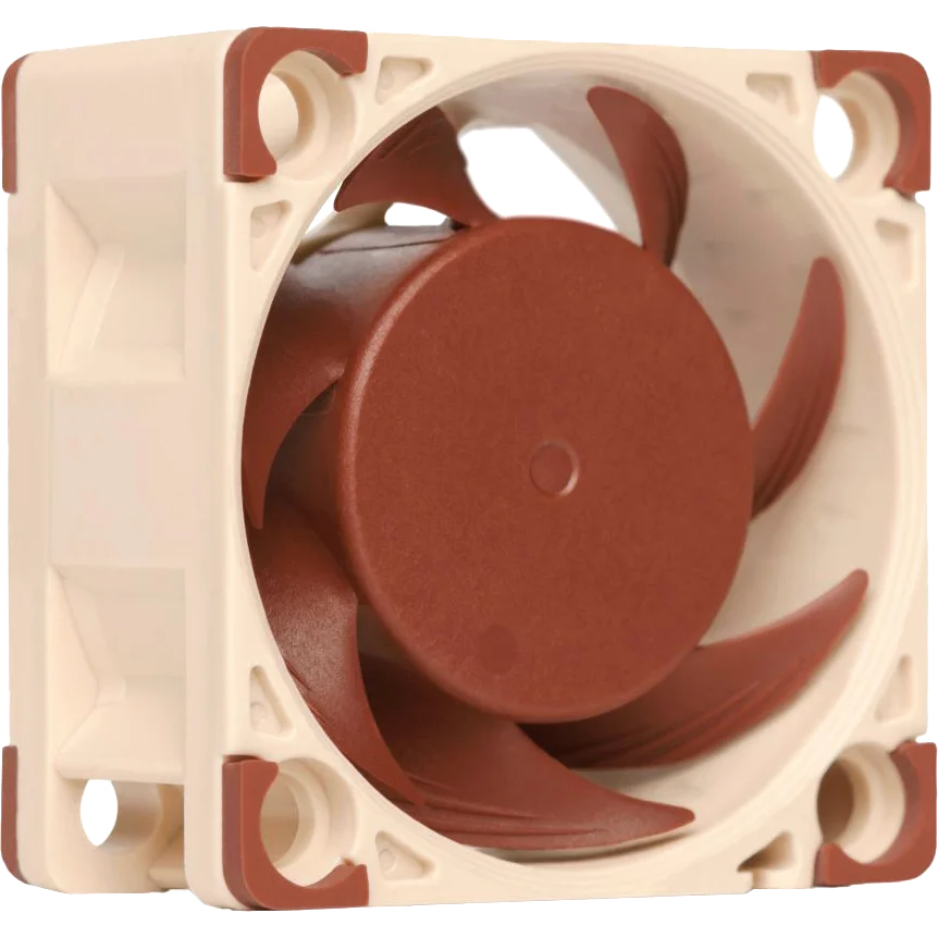 Кулер для корпуса/ Case Cooler Noctua NF-A4x20 FLX (40x40x20mm, 3-pin, 5.53CFM, 14.9dBA, 5000RPM, Beige/Brown)
