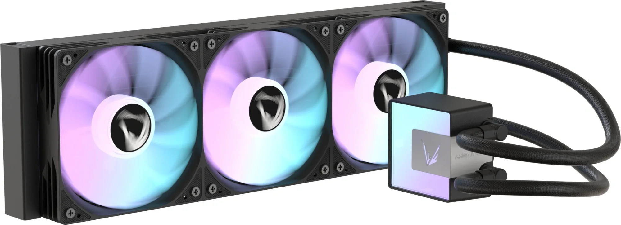 Система водяного охлаждения Formula V Line ICE JET GLOW 360 BK, 360mm, 3x120mm, ARGB fans, LGA115X/1200/1700/1851, AM4/AM5