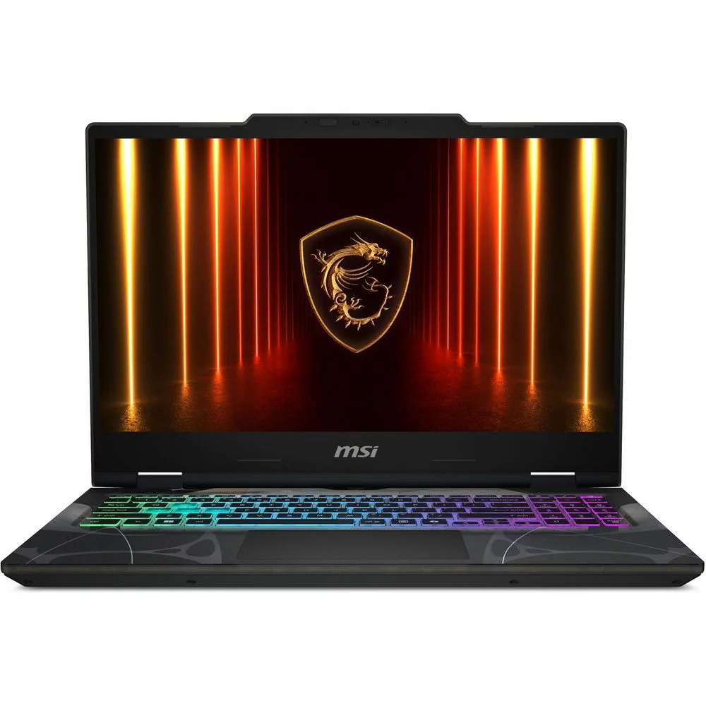 Ноутбук MSI Cyborg 15 B2RWFKG-1046XRU Intel Core 5 210H/16Gb/SSD1Tb/RTX5060 8Gb (55W)/15.6"/IPS/FHD/1920x1080/144Hz/NoOS/Translucent Black/1.95kg (9S7-15Q342-1046)