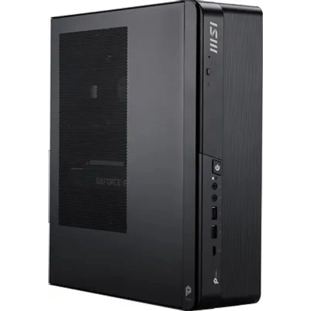 Компьютер Мини MSI Pro DP80 A14G-015BRU i3 14100 (3.5) UHDG 730 CR без ОС 2xGbitEth WiFi BT 300W черный (936-B20821-015)