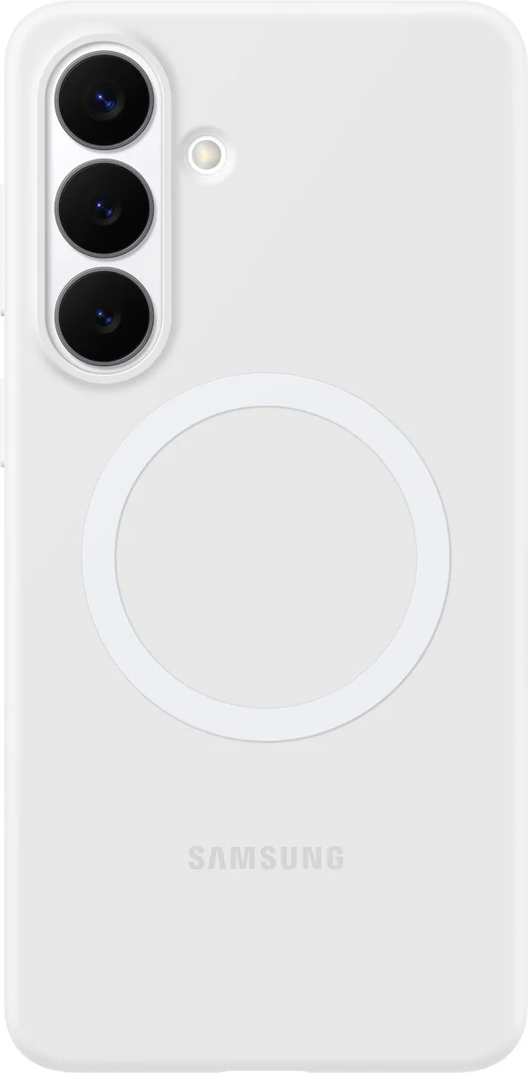 Чехол (клип-кейс) Samsung для Samsung Galaxy S26+ Silicone Magnet Case with MagSafe белый (EF-ES947CWEGRU)