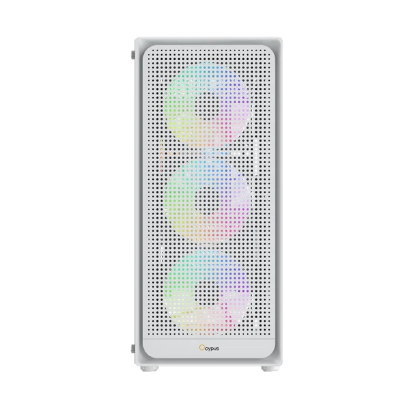 корпус Ocypus Gamma C50 WH ARGB, MATX, USB3.0*1+USB2.0*2, FRONT 3x120mm ARGB, REAR 1x120mm ARGB