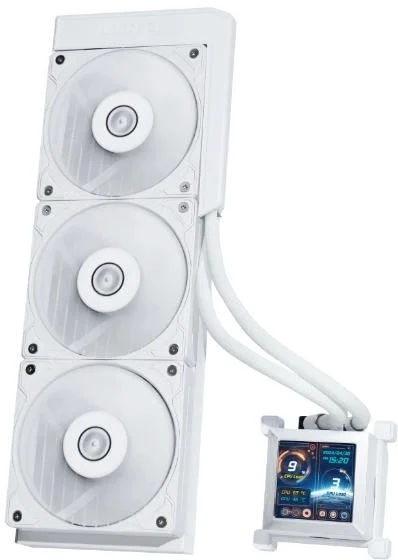 Система водяного охлаждения Lian-Li HydroShift LCD 360S Soc-AM5/ AM4/ 1700 белый Al+Cu LCD 330W Ret (G89.GHSLCD36SW.R0)